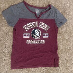 Rivalry Threads Florida State Kids Tee - Maroon and Gray
